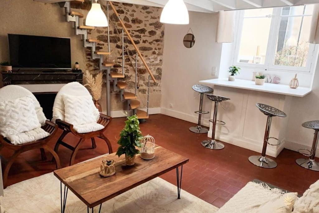 Charmant Duplex En Centre-Ville Le Mans Exterior foto